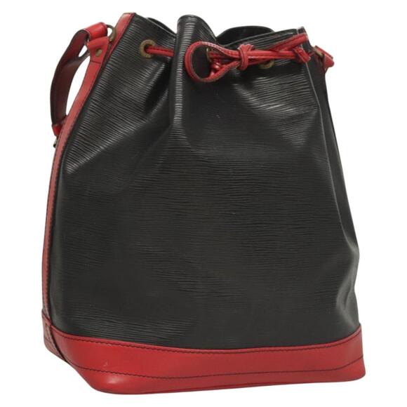 LOUIS VUITTON Epi Noe Shoulder Bag Bicolor Black Red M44017 - Picture 1 of 13